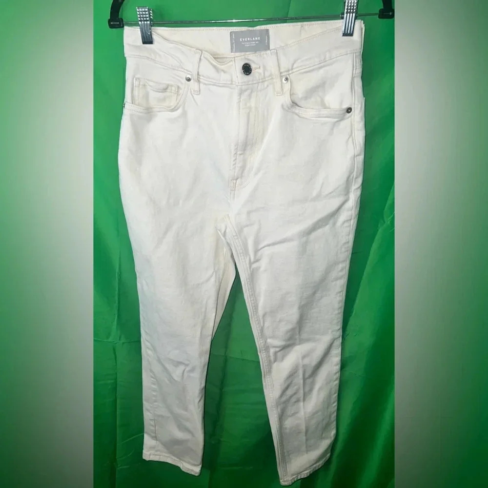 Everlane Cream Jeans size 27